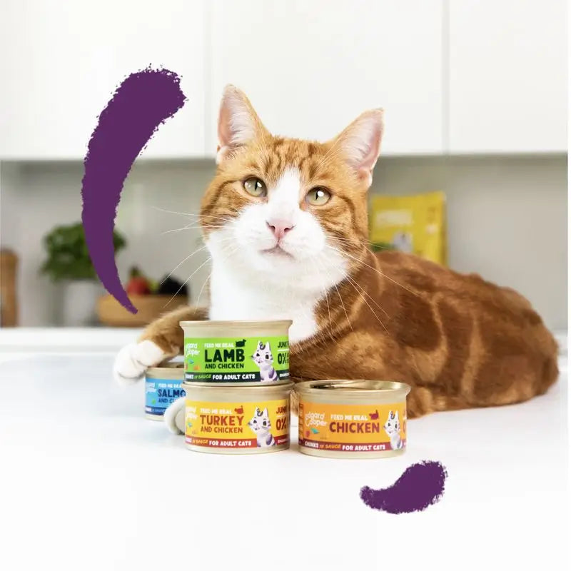 Edgard & Cooper Cibo umido per gatti 18x85g Agnello a pezzi