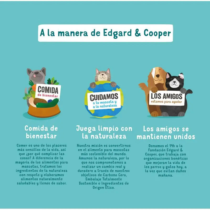 Edgard & Cooper Cibo umido per cani 11x150g Salmone