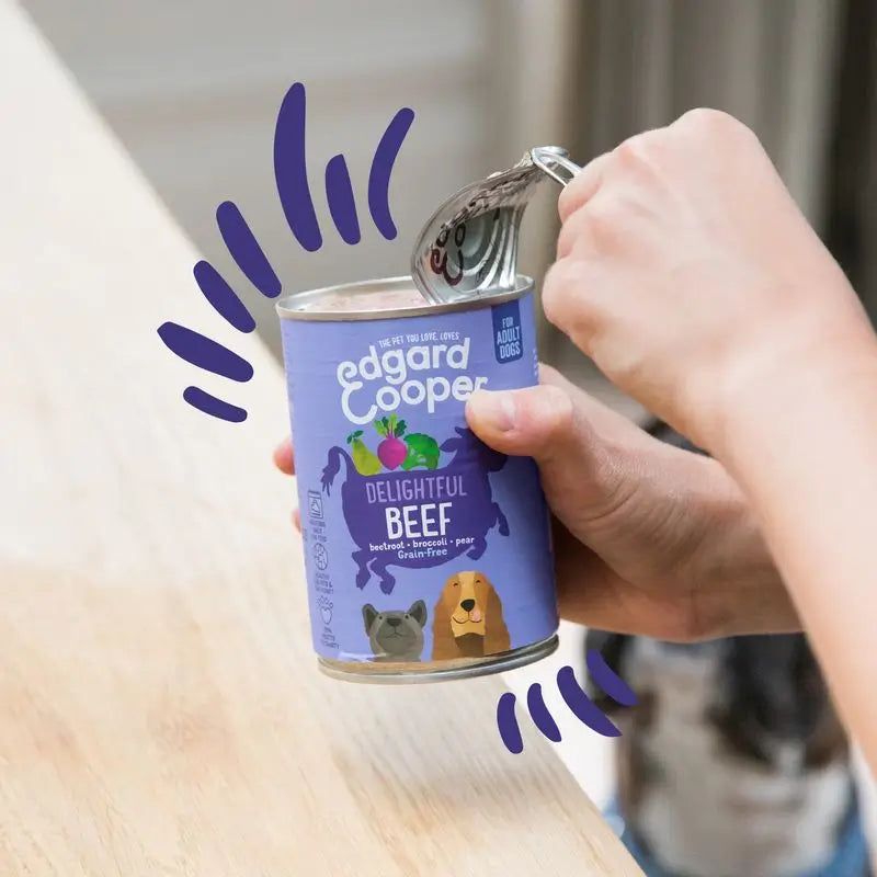 Edgard & Cooper Cibo umido per cani 6x400g Manzo e Vitello
