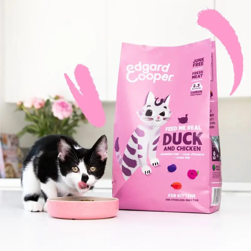Edgard & Cooper - Cibo per gatti per gattini 2 kg di anatra fresca di cortile