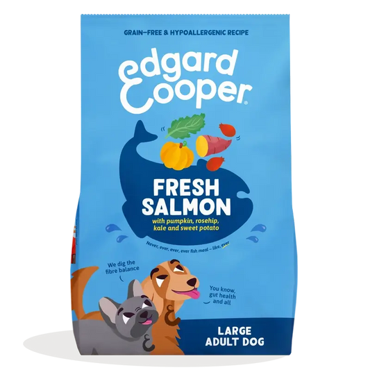 Edgard & Cooper Cibo per cani adulti di taglia grande con salmone fresco, 12 kg