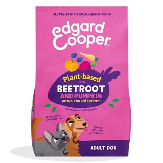 Edgard & Cooper Medium Adult Cibo per cani a base di barbabietola e zucca , 7 kg
