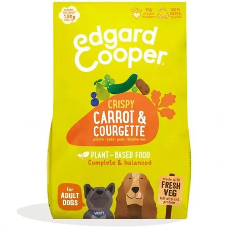 Edgard & Cooper Carota e Zucchina Cibo per cani adulti di taglia media , 7 kg