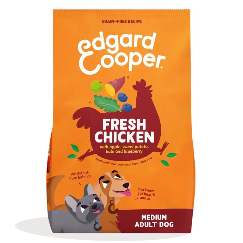 Edgard & Cooper Medium Adult Dog Food With Fresh Chicken , 7 kg