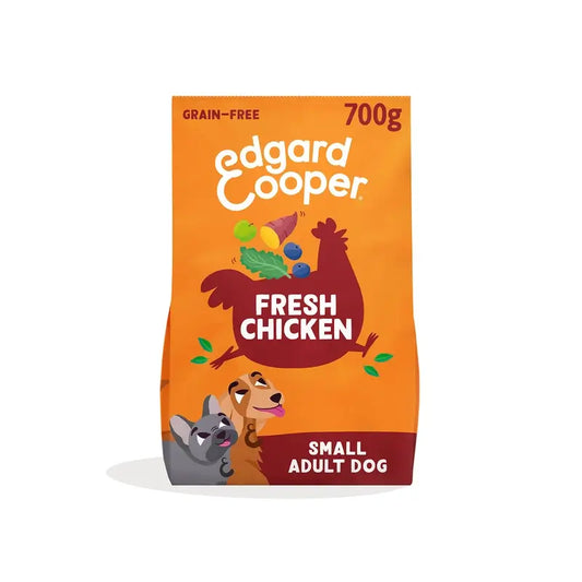 Edgard & Cooper Miniature Cibo per cani adulti con pollo fresco , 0,7 kg
