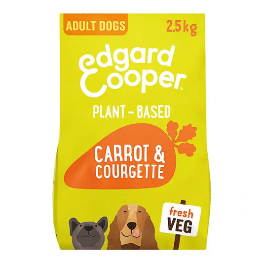 Edgard & Cooper Carota e Zucchina Cibo per cani adulti di taglia media , 2,5 kg