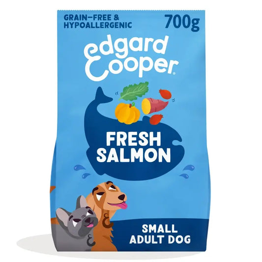 Edgard & Cooper Miniature Cibo per cani adulti con salmone fresco , 0,7 kg