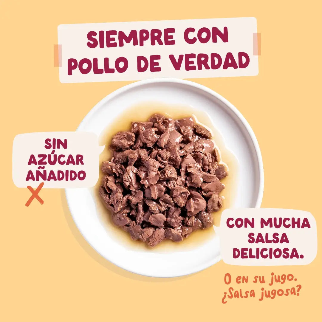 Edgard & Cooper Pollo in salsa per cani adulti, 12x85 g