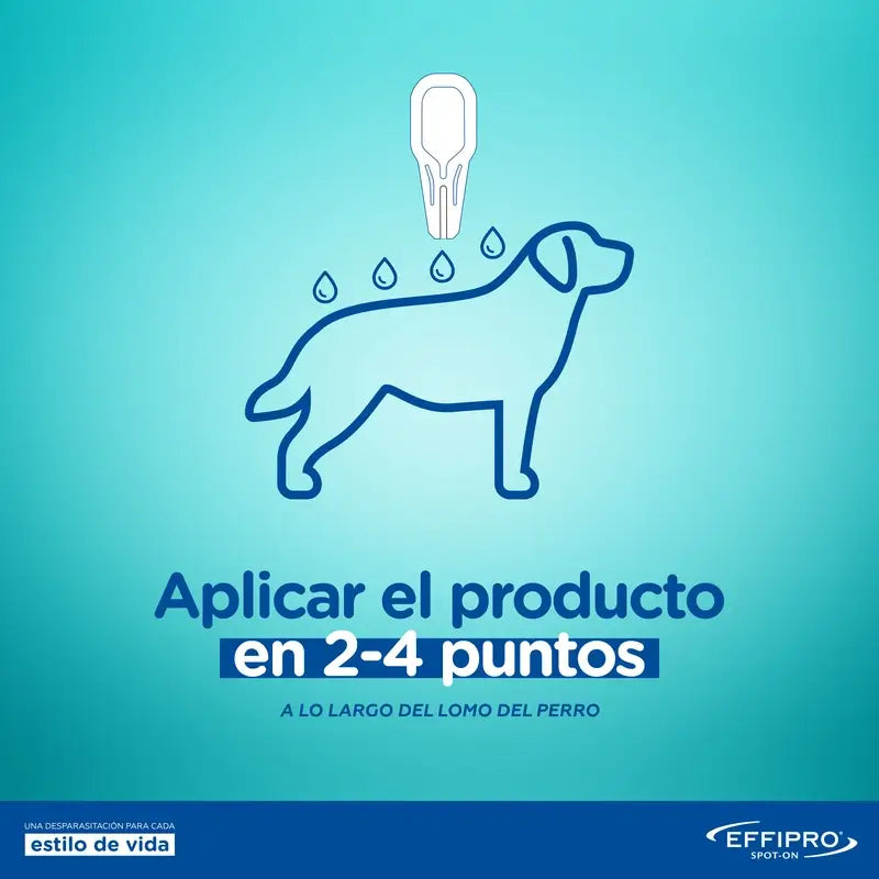 Effipro 402 Mg Spot-On Cani di taglia grande +40Kg, 4 pipette