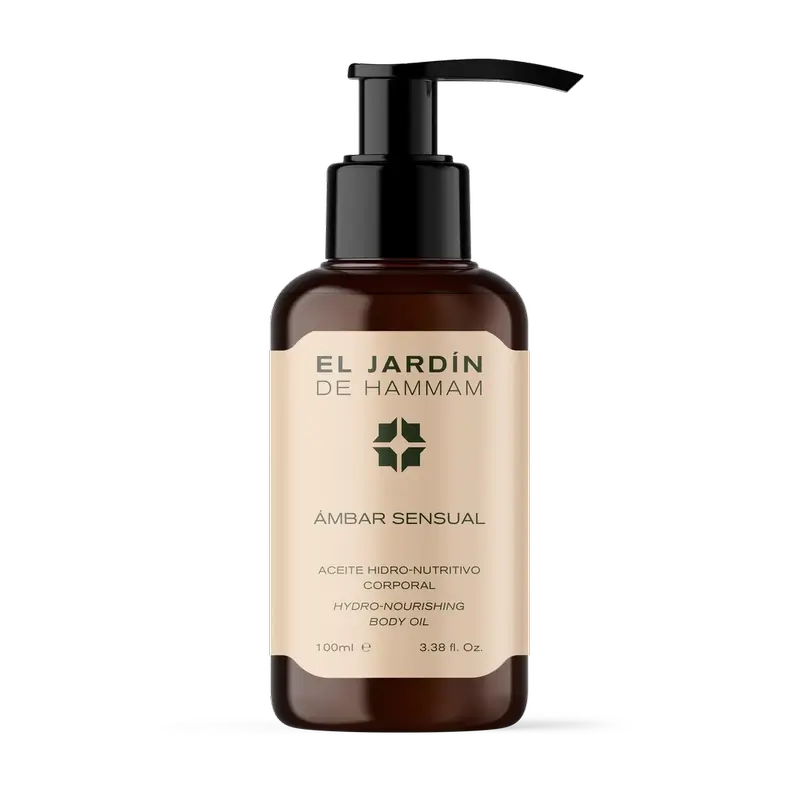 Il Giardino dell'Hammam Olio corpo idro-nutriente sensuale all'ambra , 100 ml