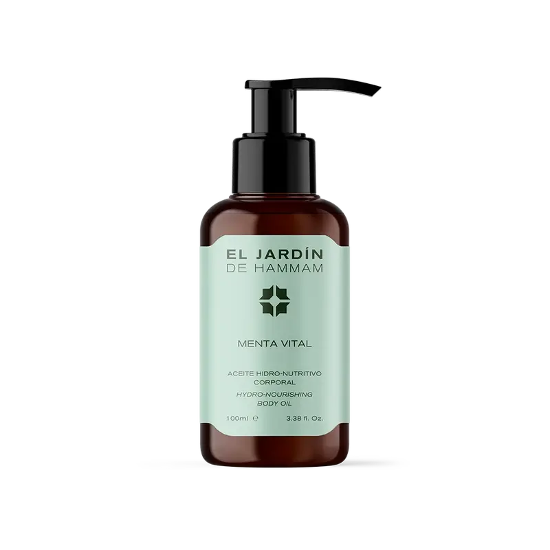 Il Giardino dell'Hammam Olio idro-nutriente per il corpo alla menta vitale , 100 ml