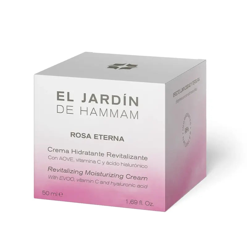 Il Giardino dell'Hammam Crema idratante rivitalizzante alla rosa eterna , 50 ml