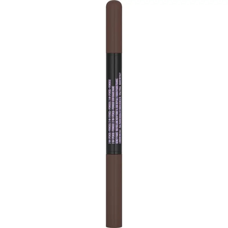 Maybelline New York Express Brow Satin Duo Matita automatica per sopracciglia 04 Marrone scuro