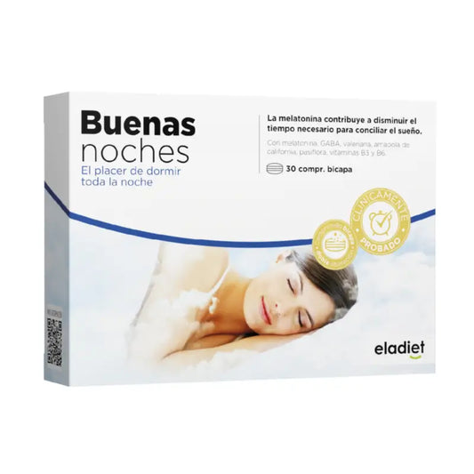 Eladiet Melatonina della Buona Notte 1,85 Mg Melatonina, 30 compresse