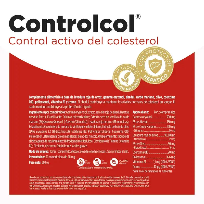 Eladiet Controlcol, 60 compresse