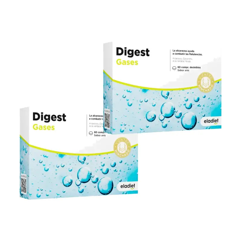 Eladiet Digest Gases (Aero), confezione da 2 x 60 compresse