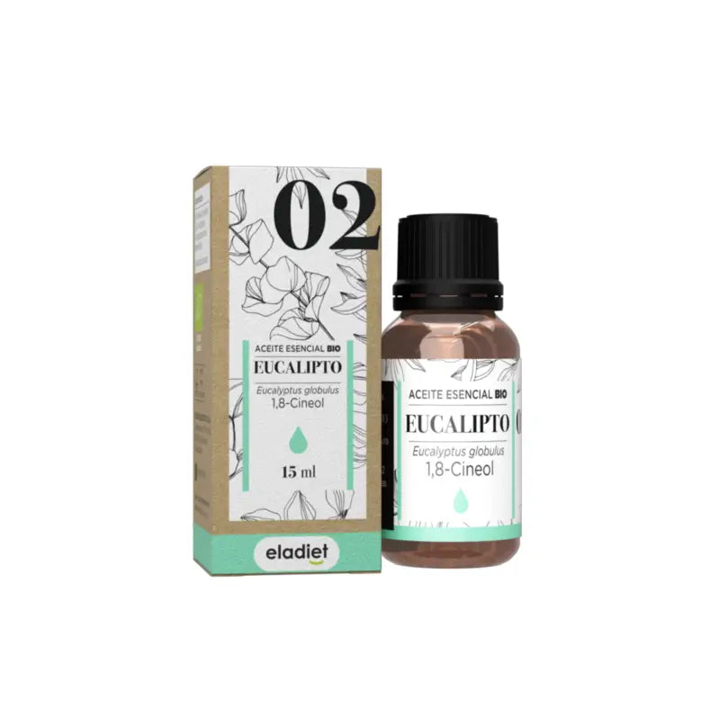 Eladiet Olio essenziale di Eucalipto Bio , 15 ml