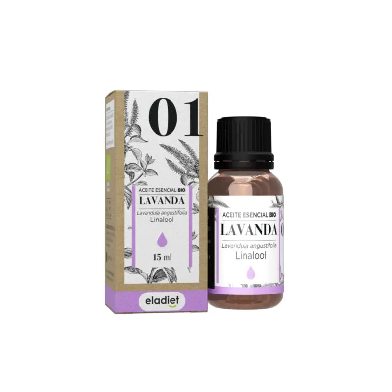 Eladiet Olio essenziale di lavanda Bio, , 15 ml