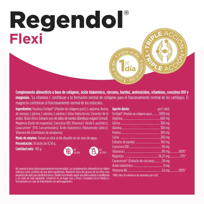 Eladiet Regen & Dol Flexi, 14 bastoncini