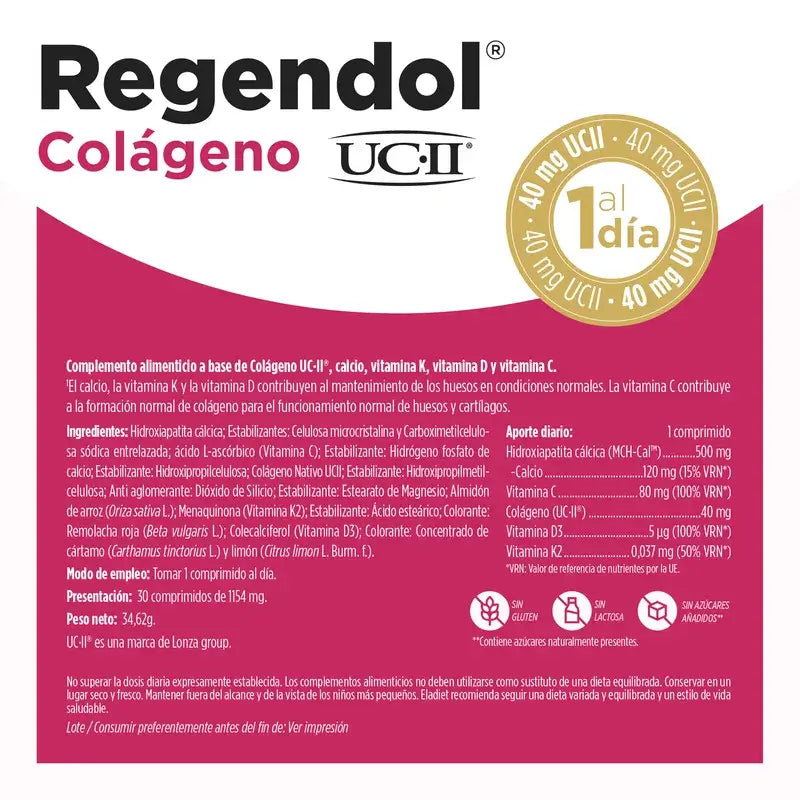 Eladiet Regen & Dol Uc Ii 40Mg, 30 compresse