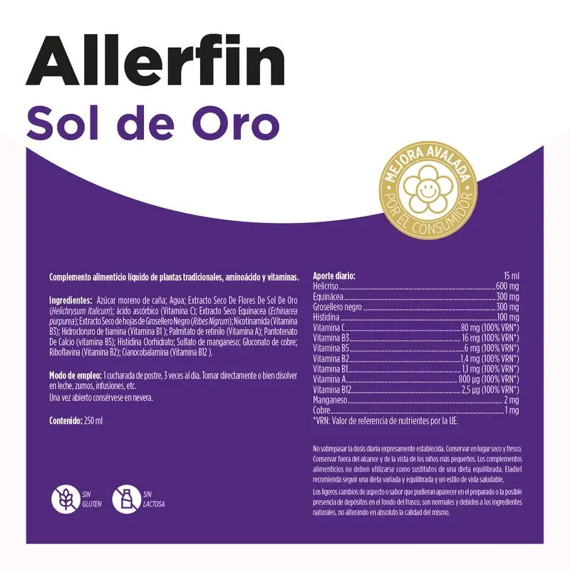 Eladiet Sol De Oro (Plus) Sciroppo 250ml