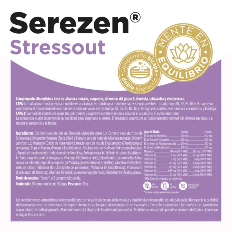 Eladiet Stress Out 20 compresse