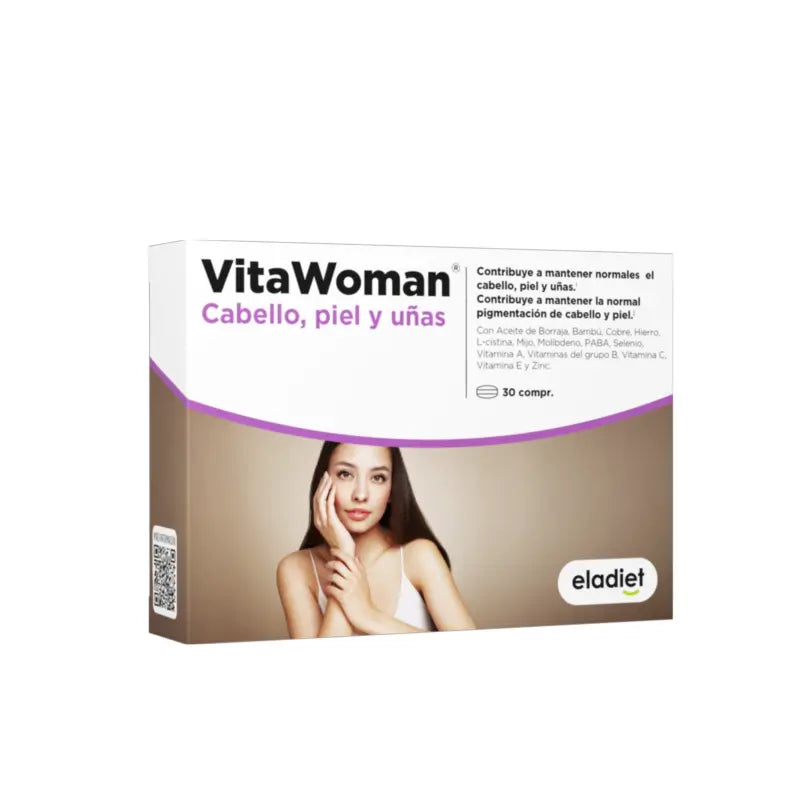 Eladiet Vita Donna Capelli Pelle e Unghie 30 compresse