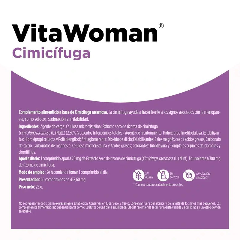 Eladiet Vita Woman Black Cohosh 60 compresse