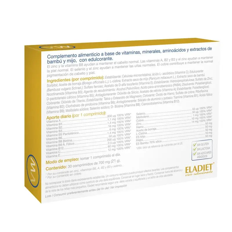 Eladiet Vitawoman Capelli, pelle e unghie 30 compresse
