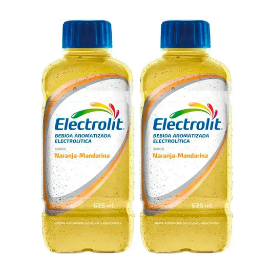 Electrolit Bevanda elettrolitica all'arancia e al mandarino, confezione da 2 x 625 ml