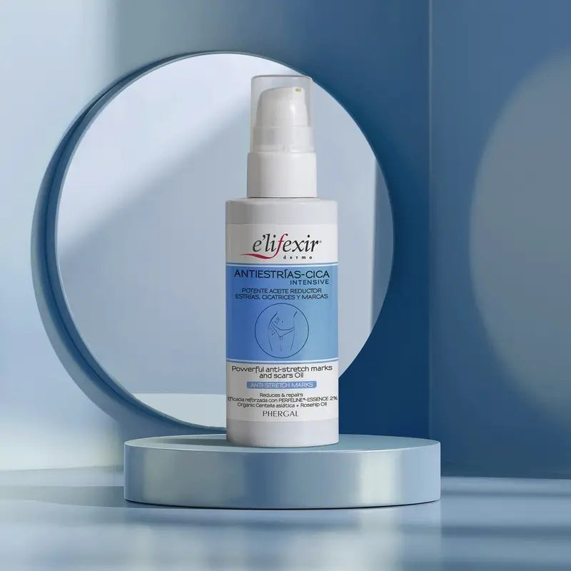 Elifexir Cica Olio Intensivo Anti-Smagliature Riduttore di Cicatrici, 100 ml