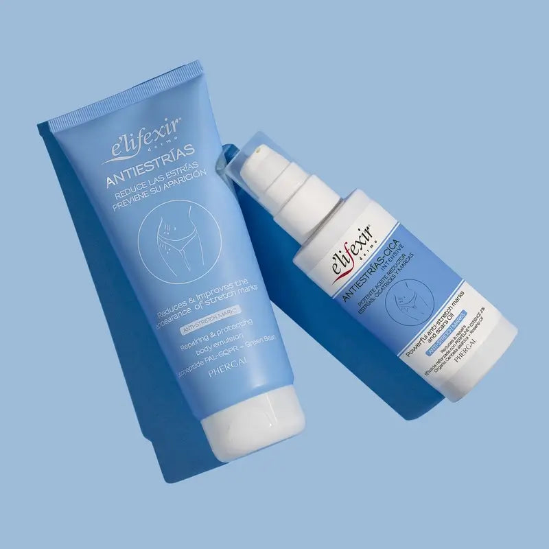Elifexir Cica Olio Intensivo Anti-Smagliature Riduttore di Cicatrici, 100 ml