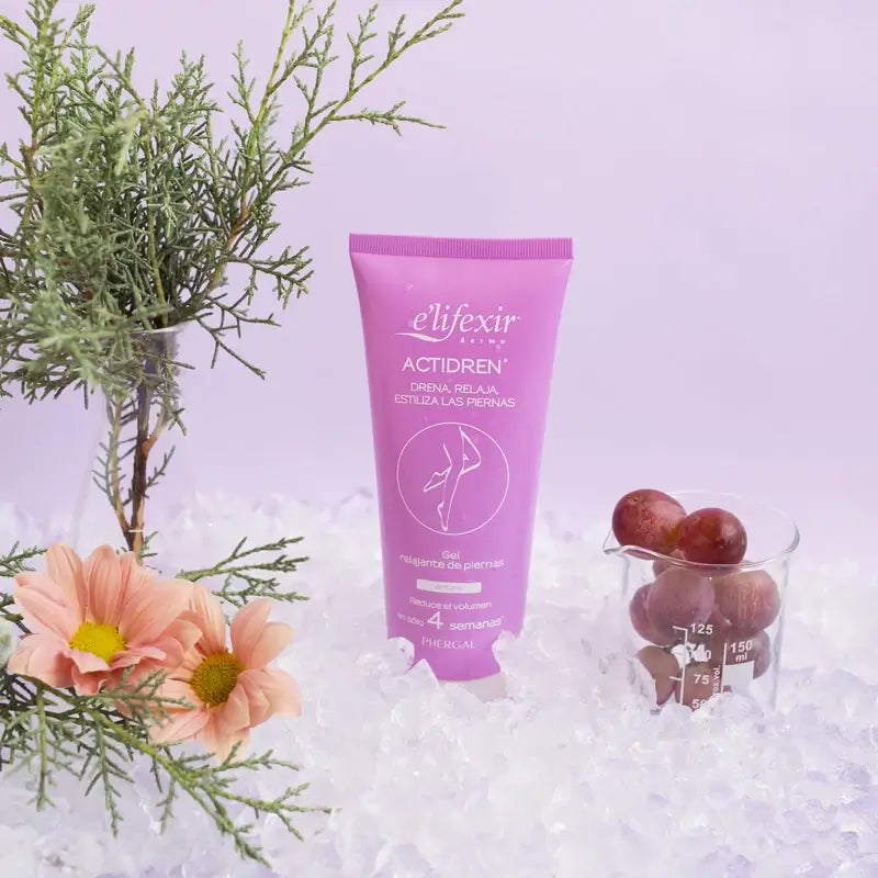 Elifexir Actidren Gel Crema Drenante Rilassante Gambe Stanche 200Ml