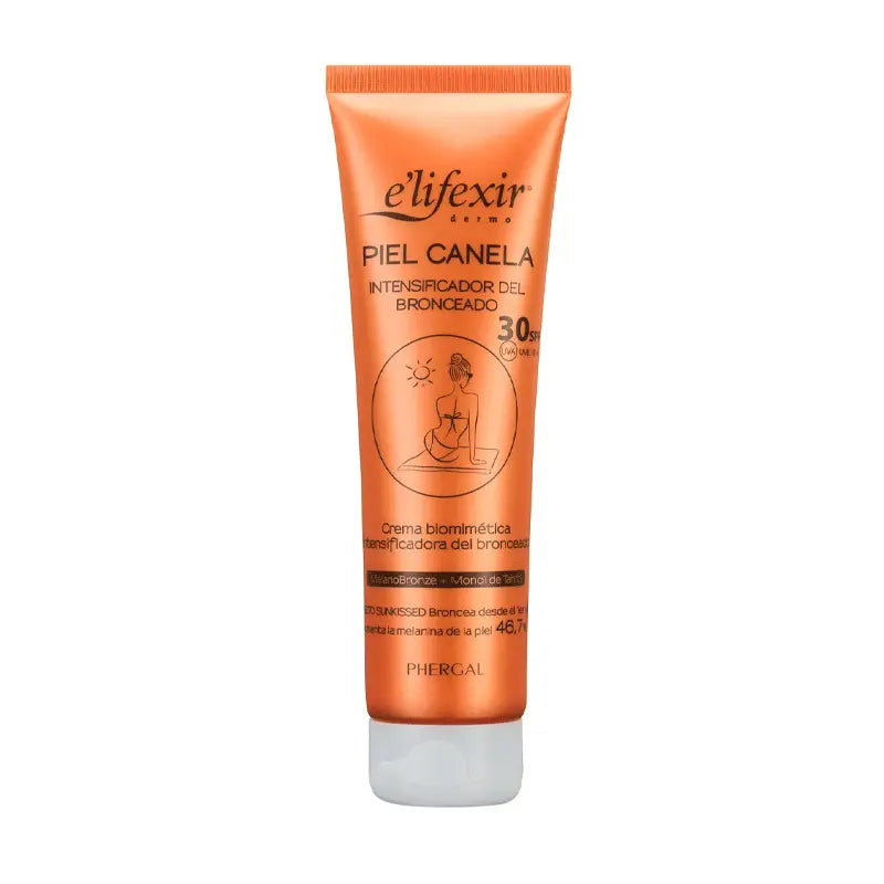 Elifexir Crema cutanea alla cannella Spf30 Gel acceleratore dell'abbronzatura Protezione solare 150ml