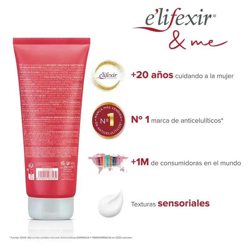 Elifexir Pancia piatta Crema rassodante addome 200 ml