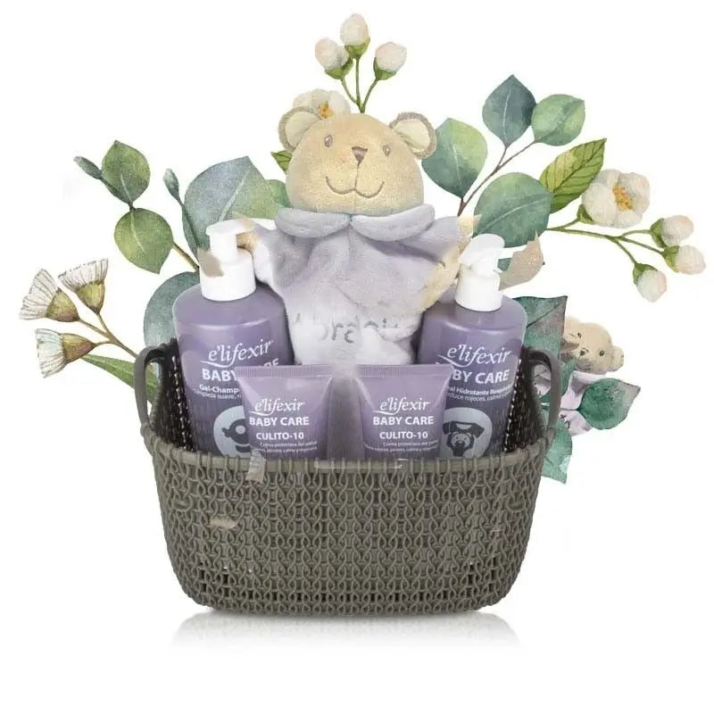 Elifexir Baby Care Cesto regalo per bambini Il mio piccolo abbraccio Baby Baby Pelle sensibile