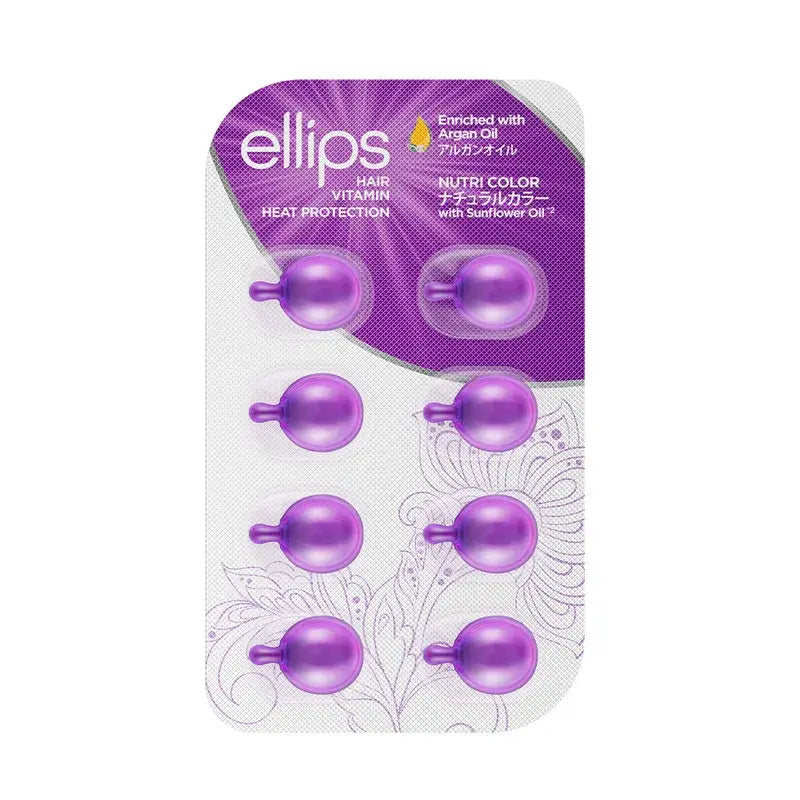 Ellips Capelli Vitamina Olio di Argan Lilla Nutricolor , 8 capsule