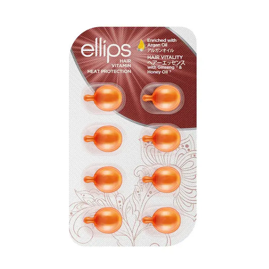 Ellips Capelli Vitamina Olio di Argan Arancio Vitalità , 8 capsule