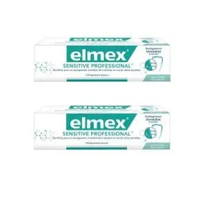Elmex Sensibilità - Dentifricio, confezione da 2 x 75 ml