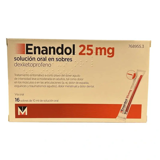 Enandol 25 Mg, 16 bustine soluzione orale