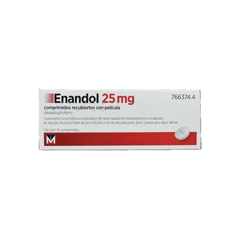 Enandol 25 mg, 16 compresse