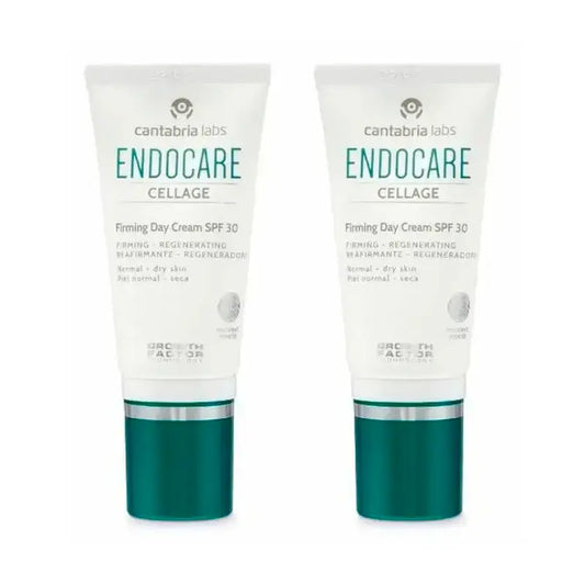 ENDOCARE Cellage Crema Rassodante Giorno SPF 30, Confezione 2 x 50 ml