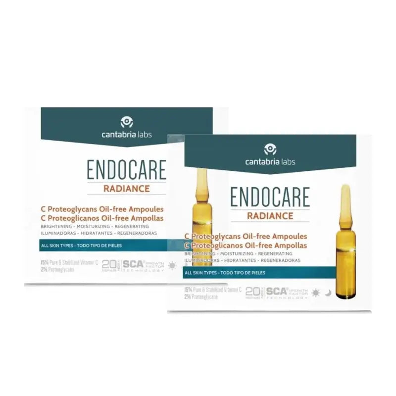 Endocare Radiance C Proteoglicani Oil-Free, 30 fiale da 2 ml, confezione da 2