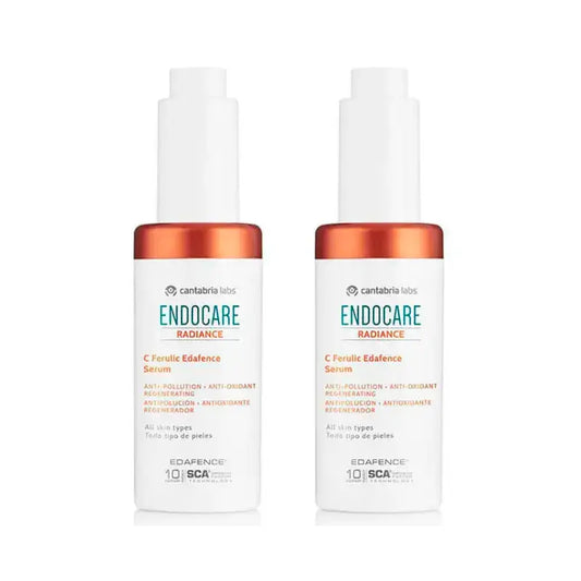 ENDOCARE Radiance C Ferulic Edafence Serum, confezione da 2 x 30 ml