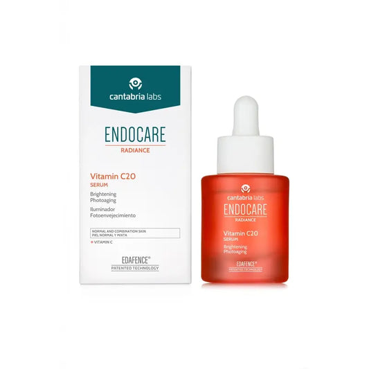 Endocare Siero Antiossidante con Vitamina C Radiance C20%, 30 ml