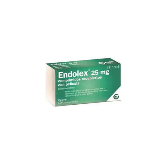 Endolex 25 mg, 12 compresse