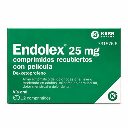 Endolex 25 mg, 12 compresse