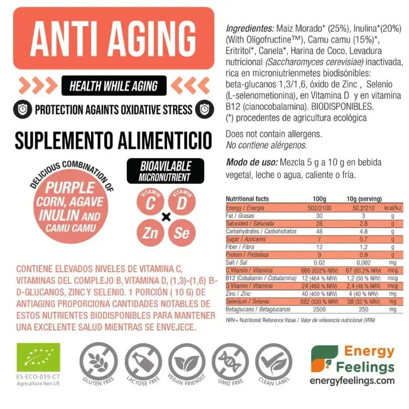 Energia Sentimenti Antiaging 500Gr. Eco