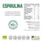 Sentimenti di energia Spirulina in polvere 200 gr. Eco Vegan Sg