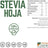 Sensazioni di energia Foglie di Stevia 100Gr. Vegan Sg